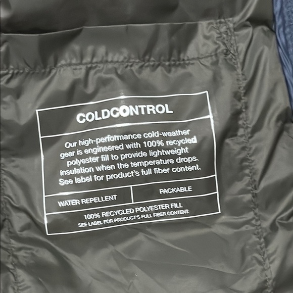 GAP Blue Quilted Puffer Vest Lightweight Insulated - Picture 4 of 8